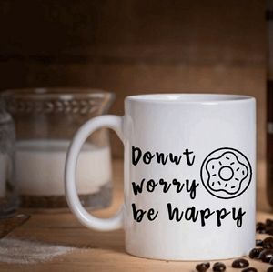 Donut Worry Be Happy Mug